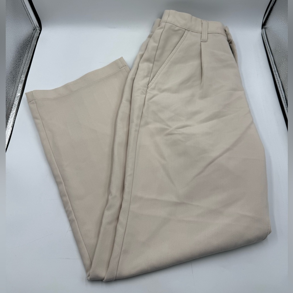 Abercrombie & Fitch Sloane Tailored Wide Leg Crossover Pant - Picture 3 of 10